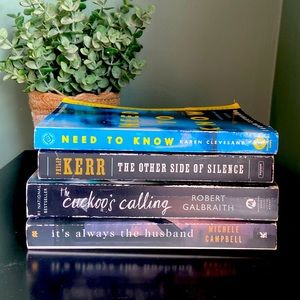 📚 Four Mystery/Thriller Reads 📚